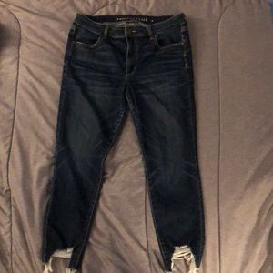 American Eagle cropped jeans